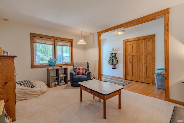 1918 Mckibben St, Wabash, IN 46992 - living area featuring wood finished floors