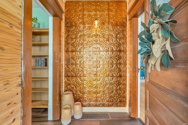 detailed view of wood finished floors