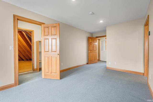 5006 Vandolah Rd, Leo, IN 46765 - unfurnished bedroom with carpet, baseboards, and recessed lighting
