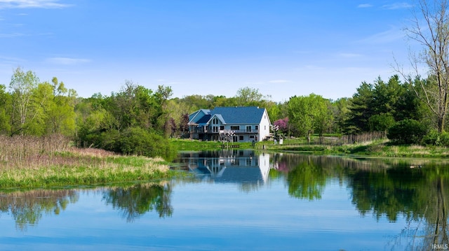 5006 Vandolah Rd, Leo, IN 46765 - water view featuring a forest