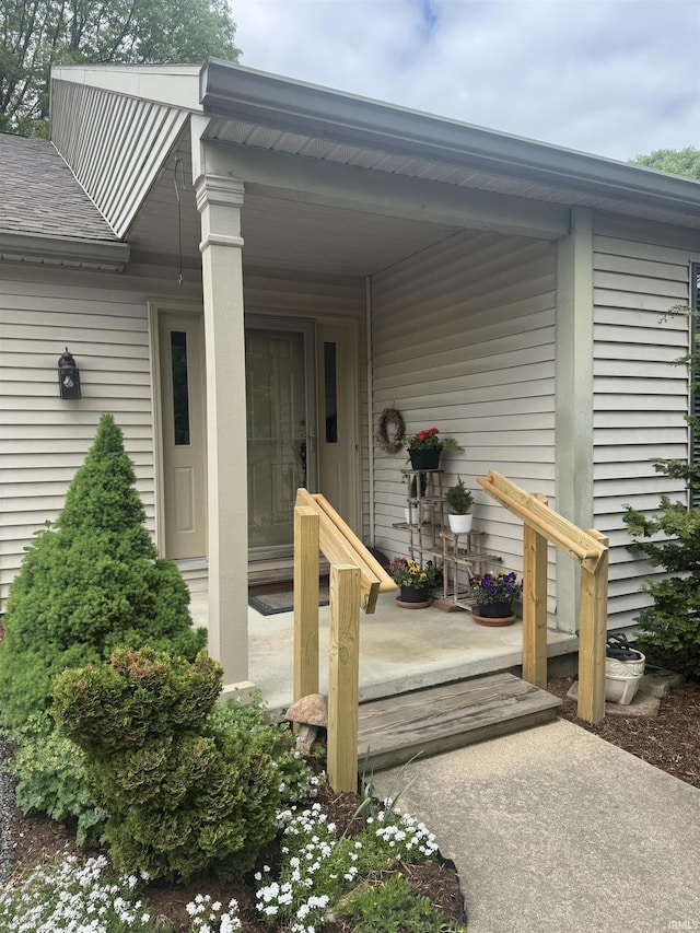 view of entrance to property