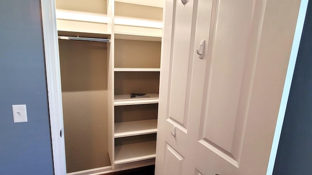 view of closet
