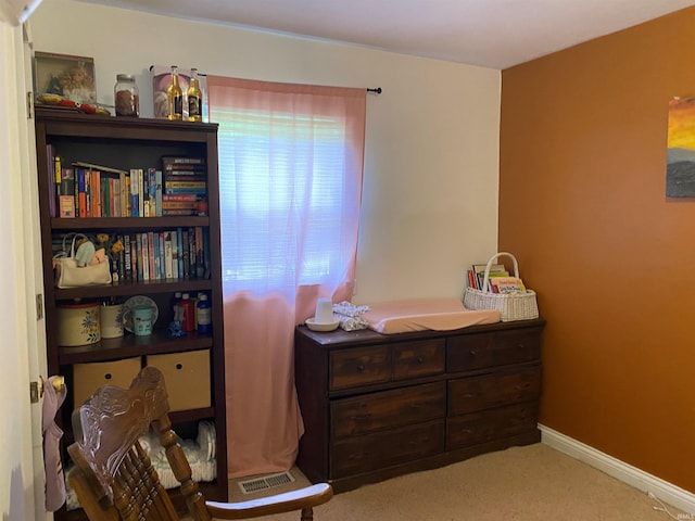 2800 E Bernice Dr, Bloomington, IN 47401 - carpeted bedroom featuring baseboards