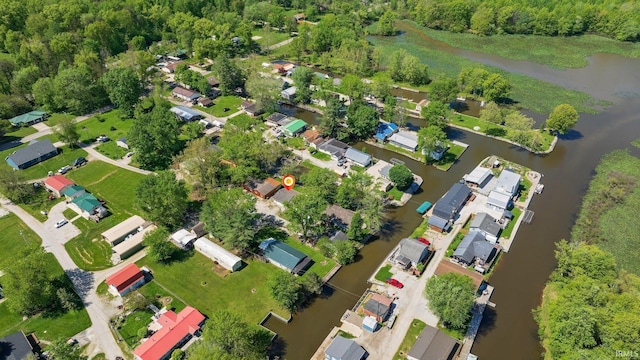 4184 Walker Ln, Unionville, IN 47468 - view of property location with a large body of water and nearby suburban area