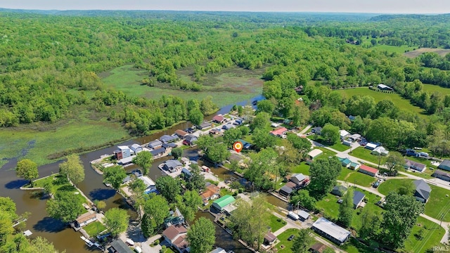 4184 Walker Ln, Unionville, IN 47468 - view of property location featuring a forest, a large body of water, and nearby suburban area