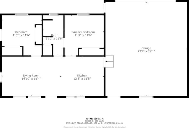4184 Walker Ln, Unionville, IN 47468 - room layout