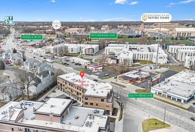 drone / aerial view