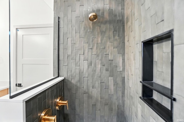 13222 Malfini Trl, Fort Wayne, IN 46845 - bathroom view of a tile shower