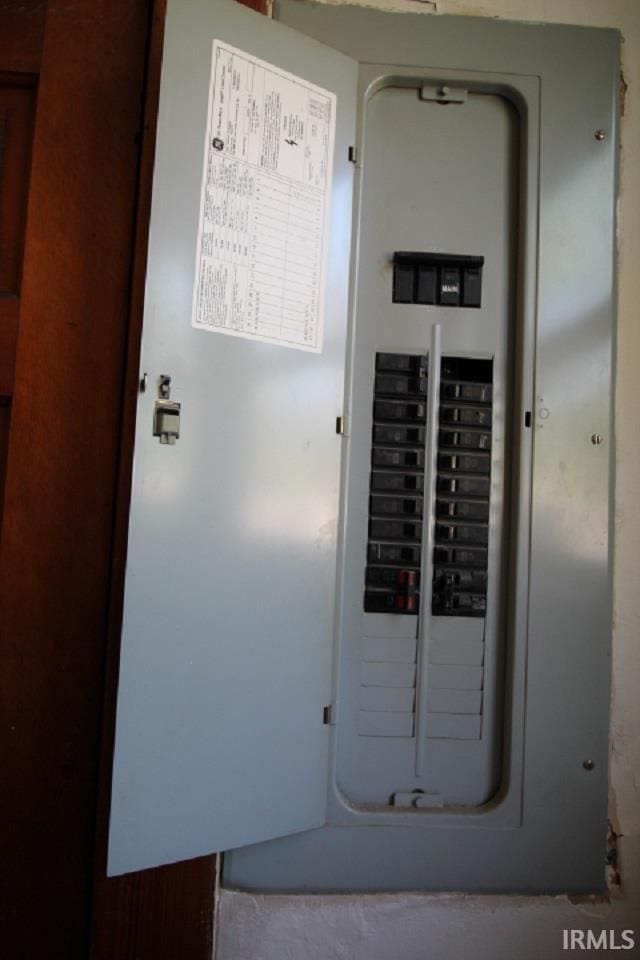 128 E Washington St, Williamsport, IN 47993 - utility room featuring electric panel