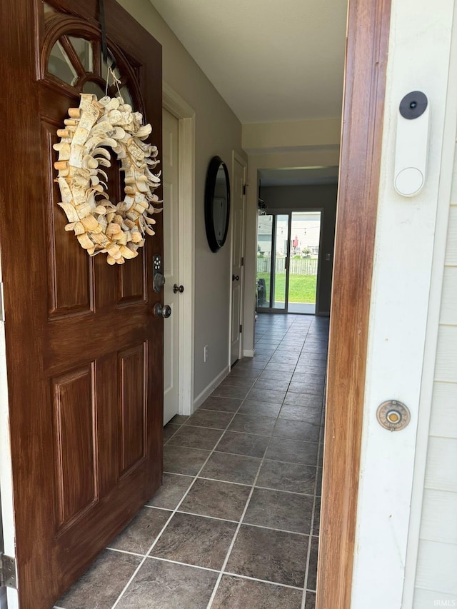 view of exterior entry