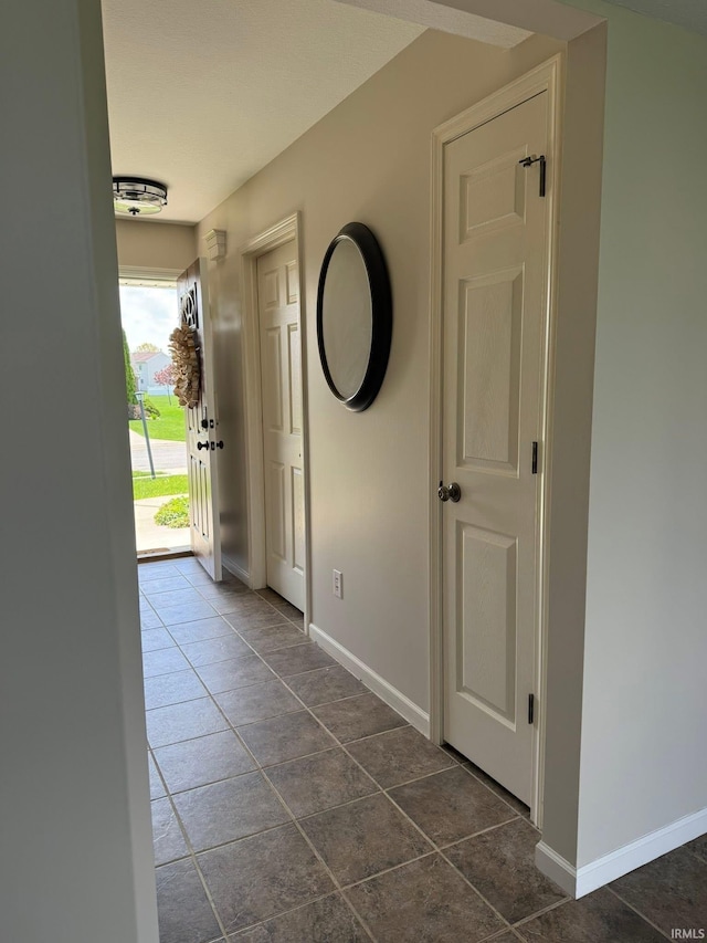 foyer with baseboards
