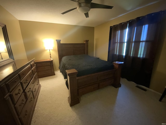 1108 Silver Springs Ct, Fort Wayne, IN 46825 - bedroom featuring light colored carpet and a ceiling fan