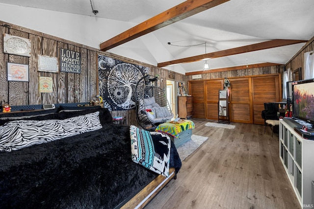 47 E Center St, Williamsport, IN 47993 - garage with wooden walls