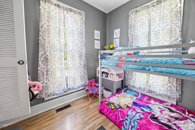 47 E Center St, Williamsport, IN 47993 - bedroom with wood finished floors and baseboards