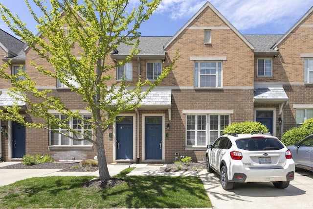 multi unit property with brick siding