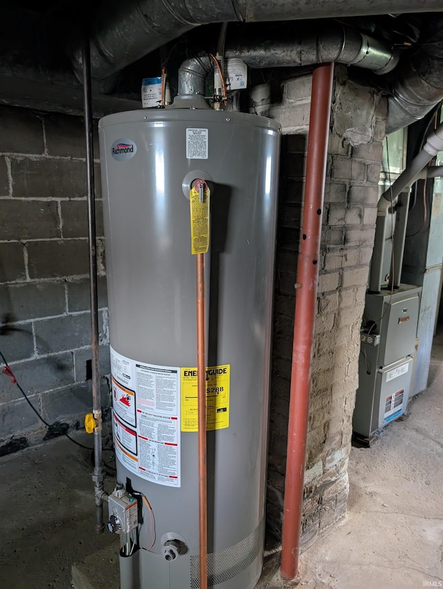 utilities featuring water heater