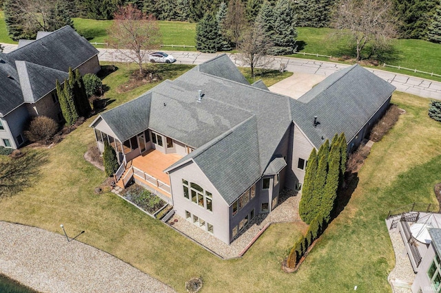 51025 Bellcrest Cir, Granger, IN 46530 - aerial view of property and surrounding area