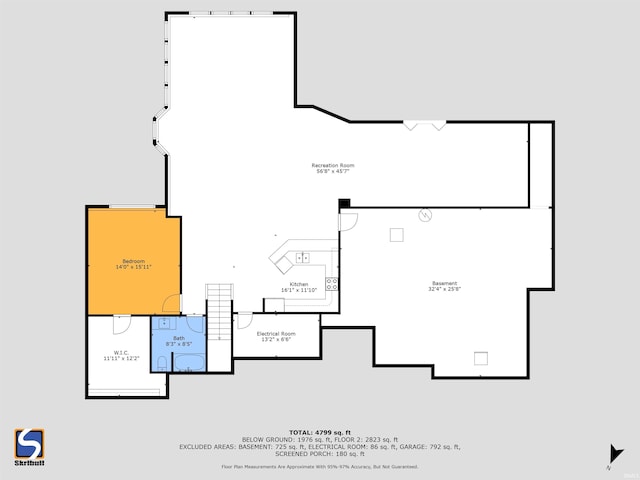 51025 Bellcrest Cir, Granger, IN 46530 - floor plan / room layout