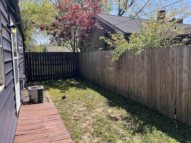 2211 E 19th St, Muncie, IN 47302 - view of yard featuring central AC unit