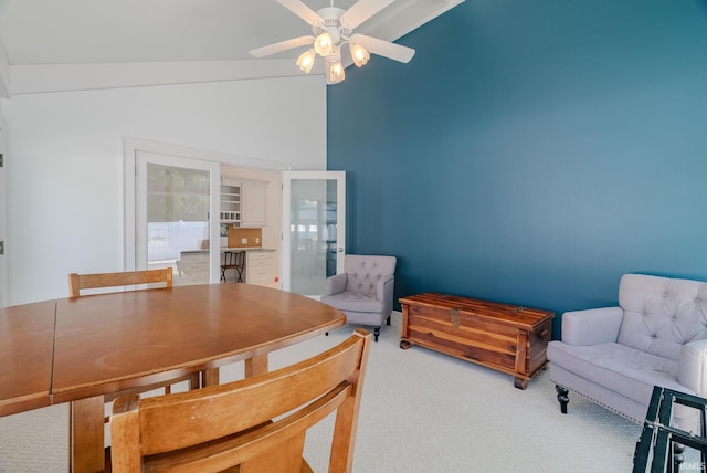 119 Highland Dr, Wabash, IN 46992 - carpeted bedroom featuring vaulted ceiling