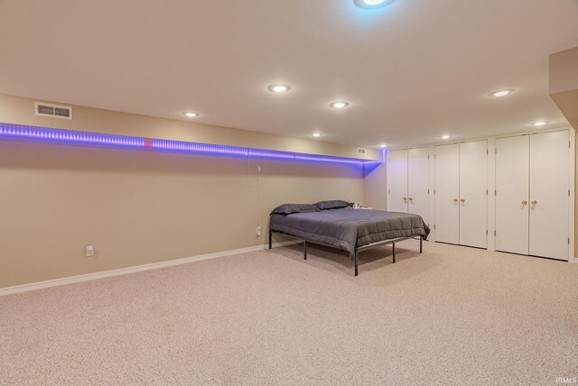 119 Highland Dr, Wabash, IN 46992 - carpeted bedroom featuring recessed lighting and baseboards