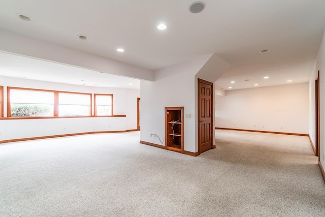 20 Lane 650c Snow Lk, Fremont, IN 46737 - below grade area featuring carpet flooring, recessed lighting, and baseboards