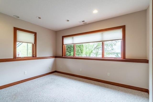 20 Lane 650c Snow Lk, Fremont, IN 46737 - empty room with carpet floors, baseboards, and recessed lighting