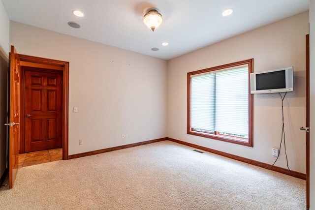 20 Lane 650c Snow Lk, Fremont, IN 46737 - unfurnished room with carpet, baseboards, and recessed lighting