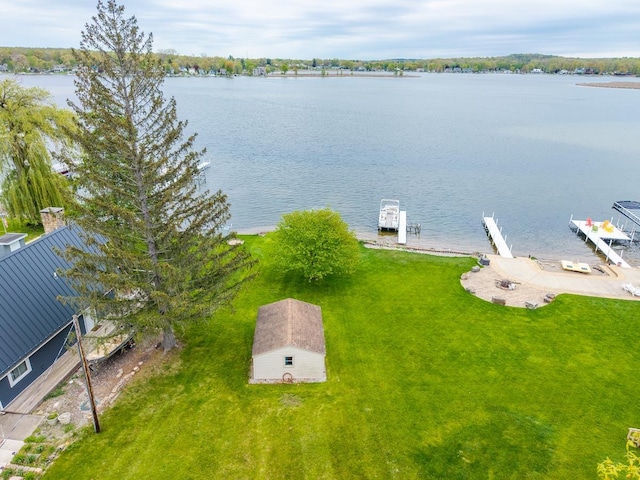 20 Lane 650c Snow Lk, Fremont, IN 46737 - drone / aerial view of a nearby body of water