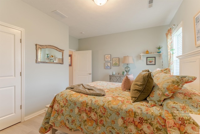5512 Abbe Wood Dr, Newburgh, IN 47630 - bedroom with light wood-style floors and baseboards