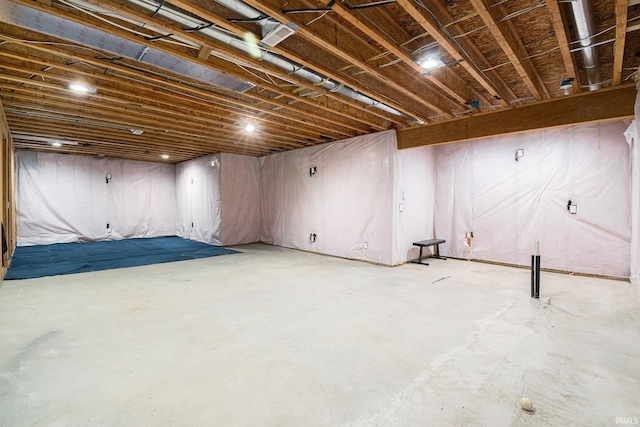19781 Hidden Meadow Trl, Goshen, IN 46528 - view of unfinished basement