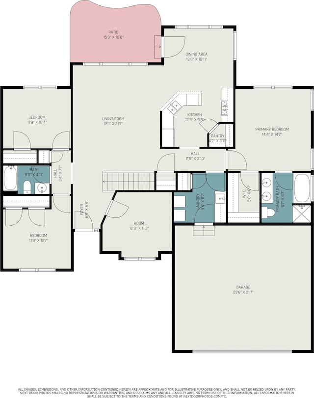 19781 Hidden Meadow Trl, Goshen, IN 46528 - room layout