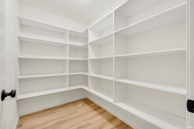 view of storage area