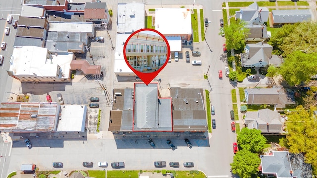 28 N Washington St, Knightstown, IN 47362 - aerial perspective of suburban area