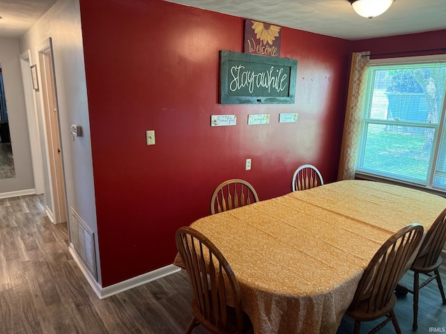 310 Edgeway Dr, Alexandria, IN 46001 - dining room with wood finished floors and baseboards