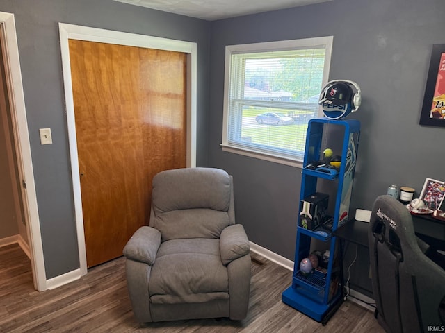 310 Edgeway Dr, Alexandria, IN 46001 - living area with wood finished floors and baseboards