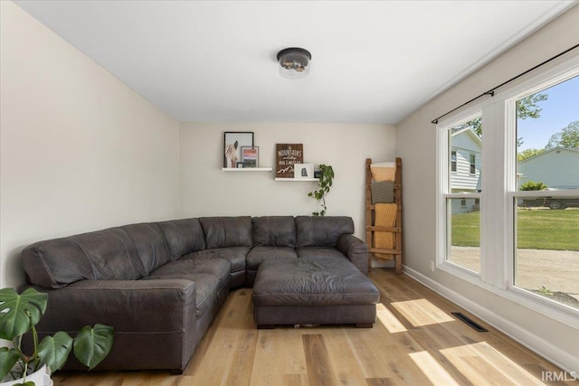 736 Paradise Ave, Lafayette, IN 47905 - living room with wood finished floors and baseboards