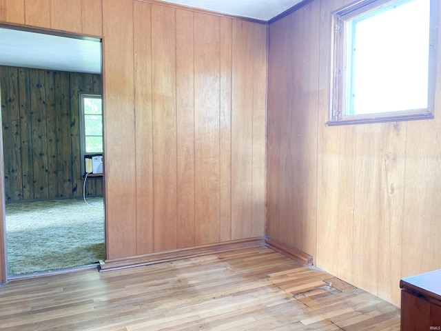 710 N Union St, Union City, IN 47390 - spare room featuring wooden walls and wood finished floors