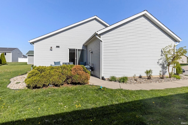 1927 Lighthouse Ln, Goshen, IN 46526 - view of home's exterior featuring a yard