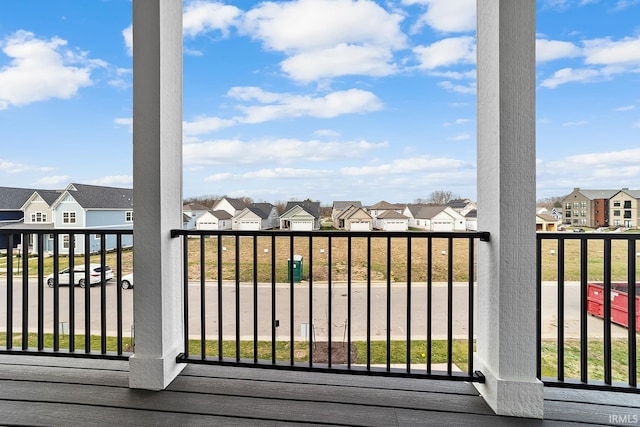 105 Parkerwood Ln, West Lafayette, IN 47906 - balcony with a residential view