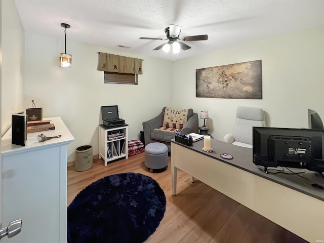 2548 N Letterman Rd, Paragon, IN 46166 - office space featuring wood finished floors and ceiling fan