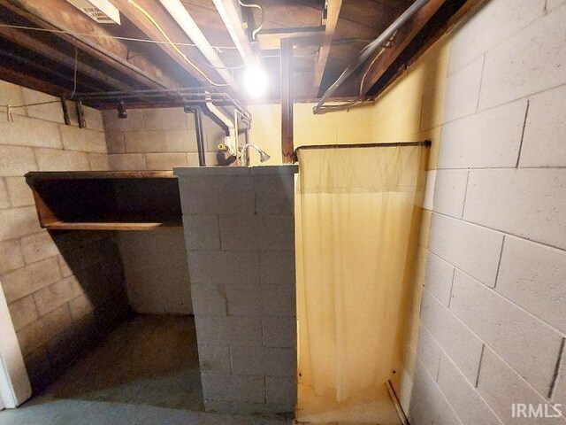 1800 N 350 W, Jasper, IN 47546 - view of unfinished basement