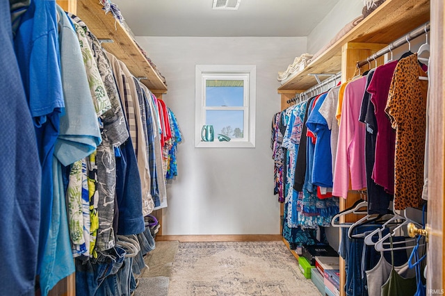 view of spacious closet