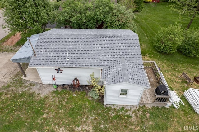 902 E Grant, Hartford City, IN 47348 - aerial view of property and surrounding area
