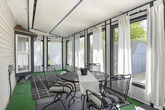 214 Mccutcheon Dr, Lafayette, IN 47909 - sunroom / solarium with outdoor dining area and healthy amount of natural light