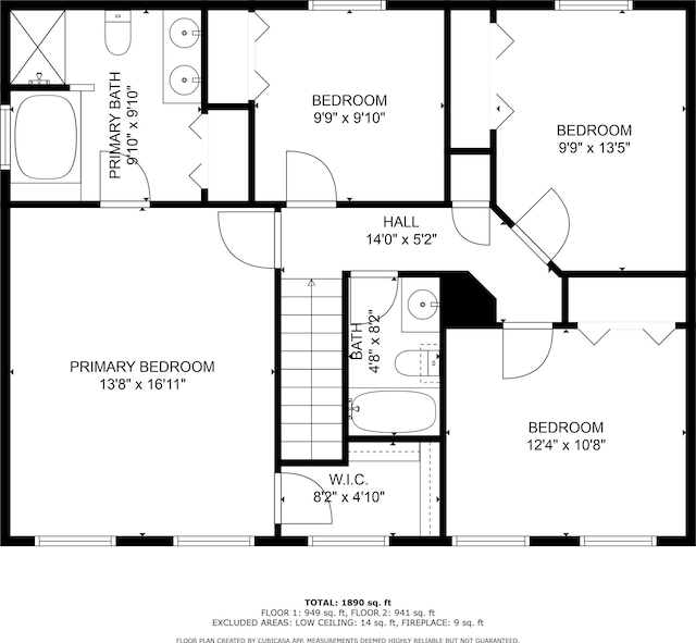 4113 S Hedgewood Ct, Bloomington, IN 47403 - property floor plan