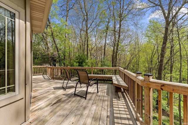 23306 Bluff Crest Dr, Elkhart, IN 46516 - view of deck