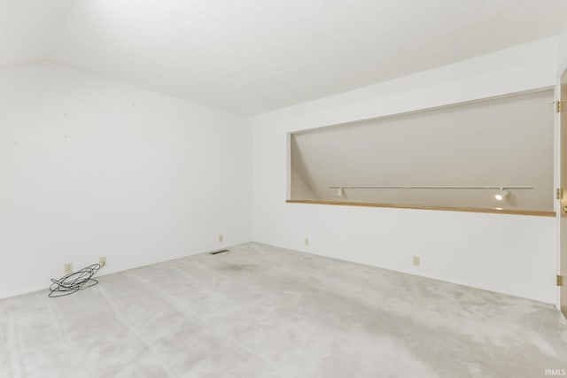 3400 W Riggin Rd Unit 6, Muncie, IN 47304 - spare room with carpet and lofted ceiling