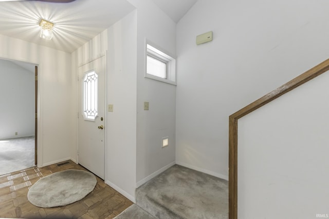 3400 W Riggin Rd Unit 6, Muncie, IN 47304 - carpeted entryway featuring baseboards
