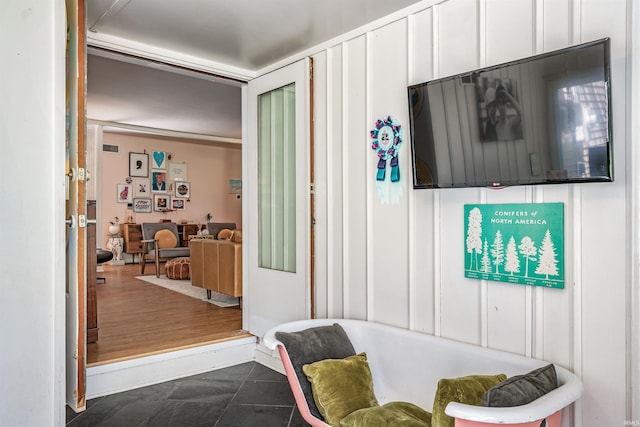 view of sitting room